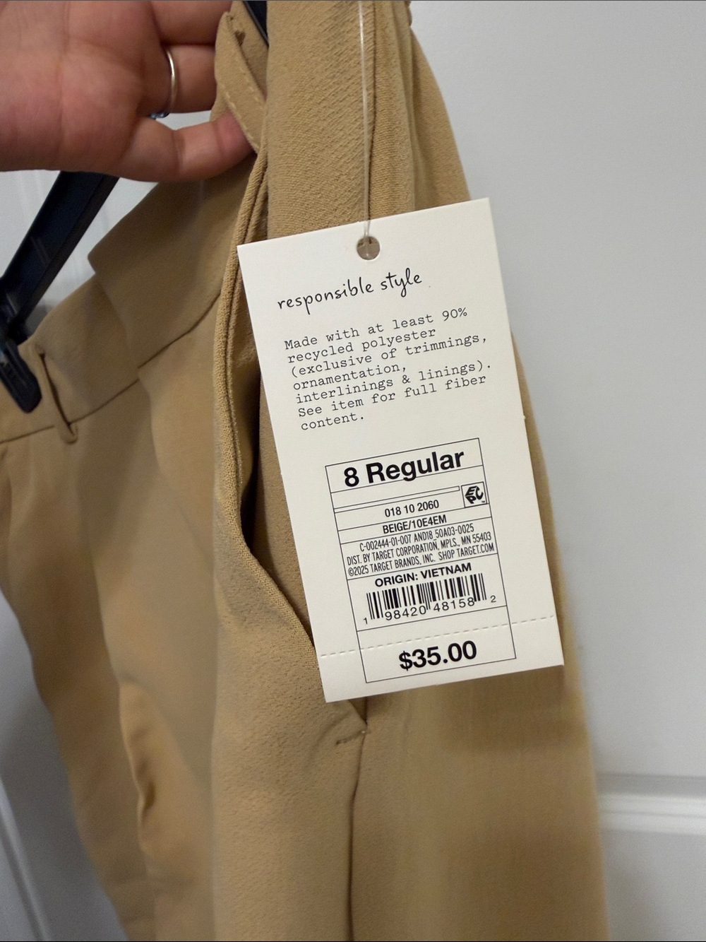 A New Day Camel Trousers - Picture 4 of 7